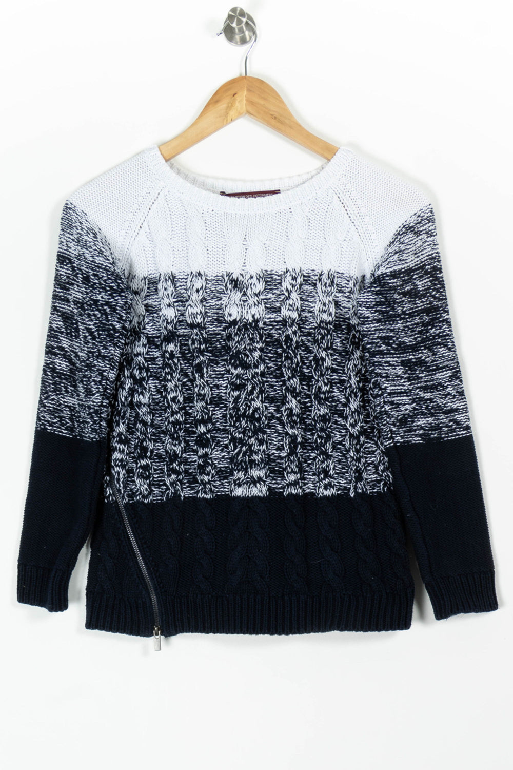 Pull Bleu et Blanc - Taille S/36 de la marque Comptoir des Cotonniers | PARAD97718 - Vendu par Paradigme - Image 2