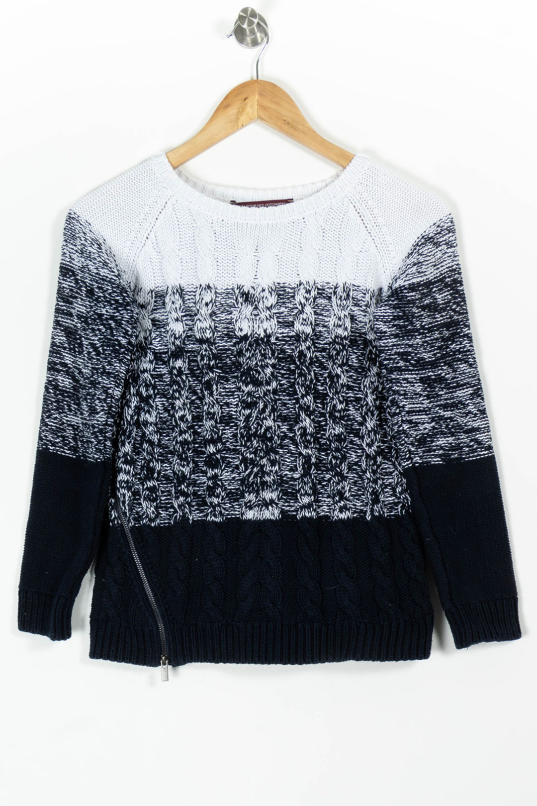 Pull Bleu et Blanc - Taille S/36 de la marque Comptoir des Cotonniers | PARAD97718 - Vendu par Paradigme - Image 2