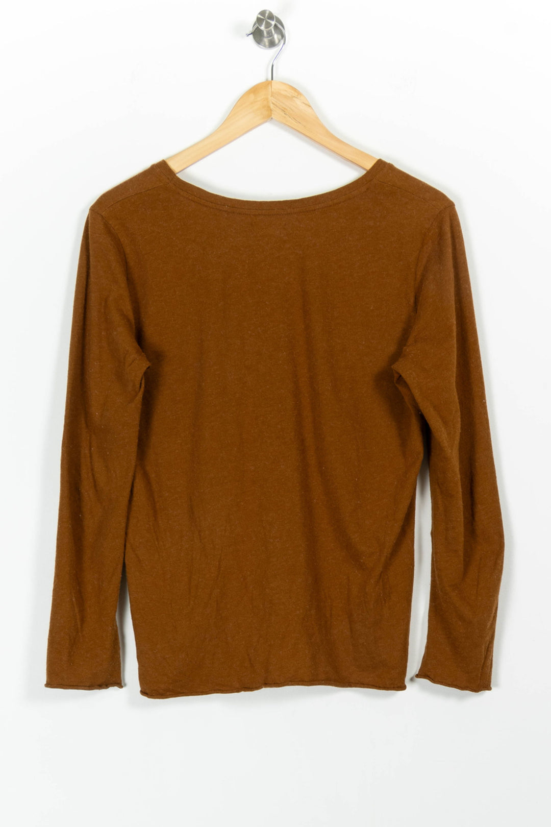 Tee-shirt manches longues Marron - Taille S/36 de la marque Des petits hauts | PARAD97719 - Vendu par Paradigme - Image 4