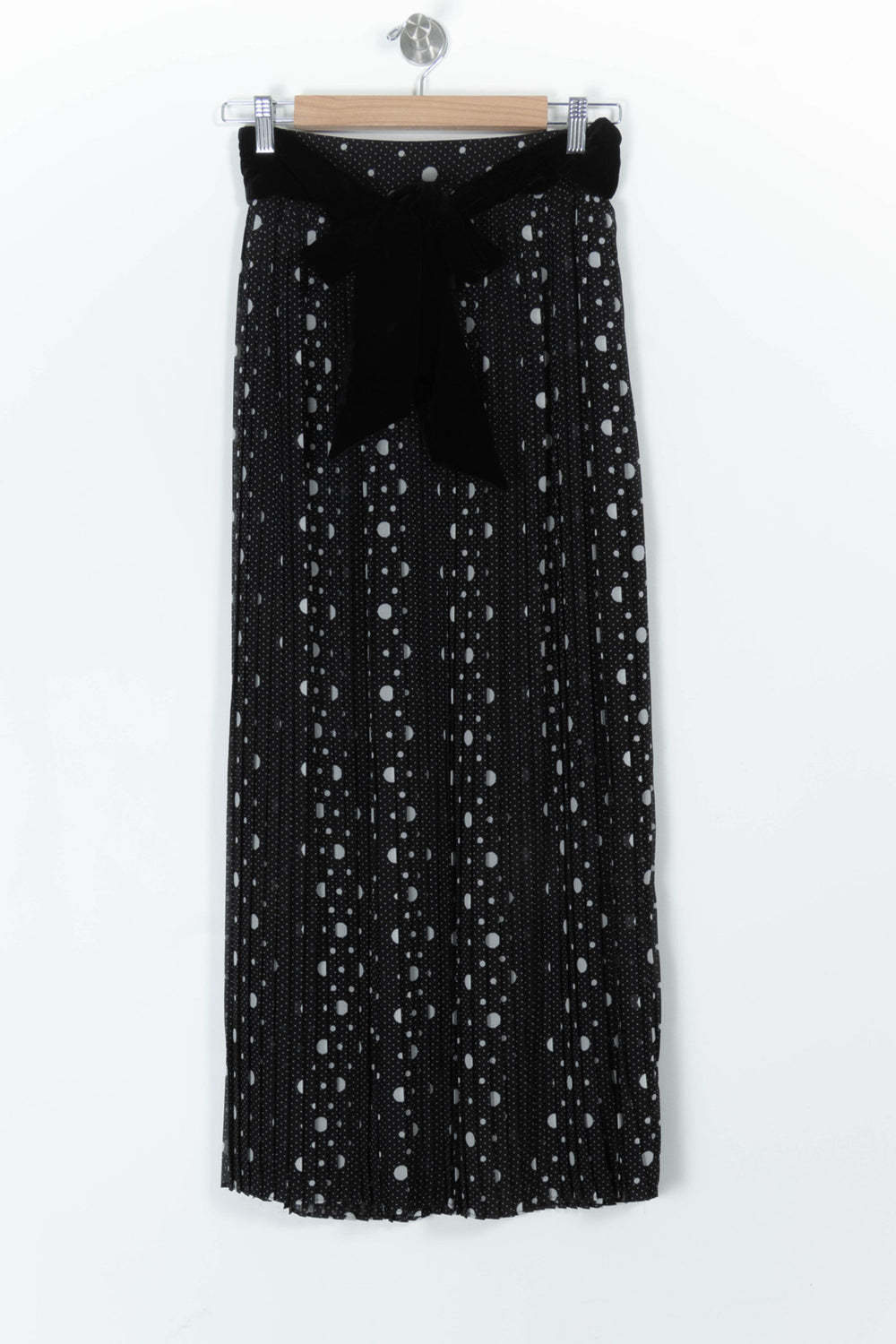 Jupe Plissée Noire et Blanche - Taille S/36 de la marque The Kooples | PARAD97722 - Vendu par Paradigme - Image 2
