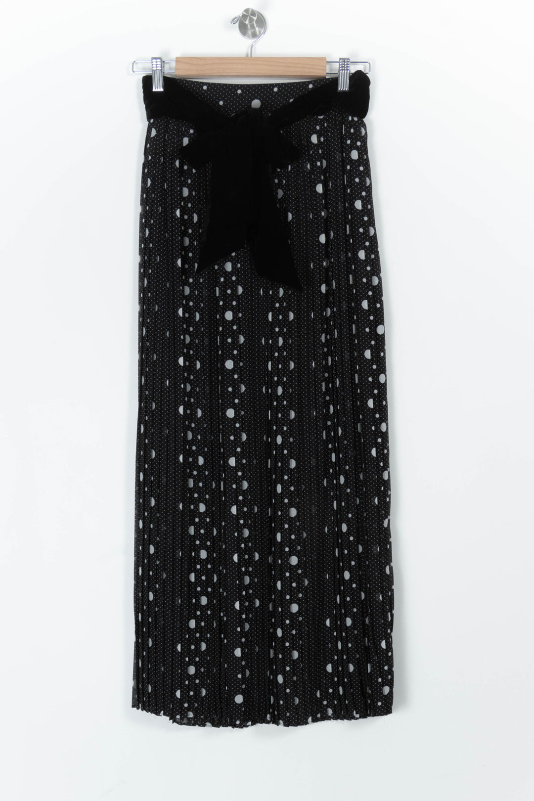 Jupe Plissée Noire et Blanche - Taille S/36 de la marque The Kooples | PARAD97722 - Vendu par Paradigme - Image 2