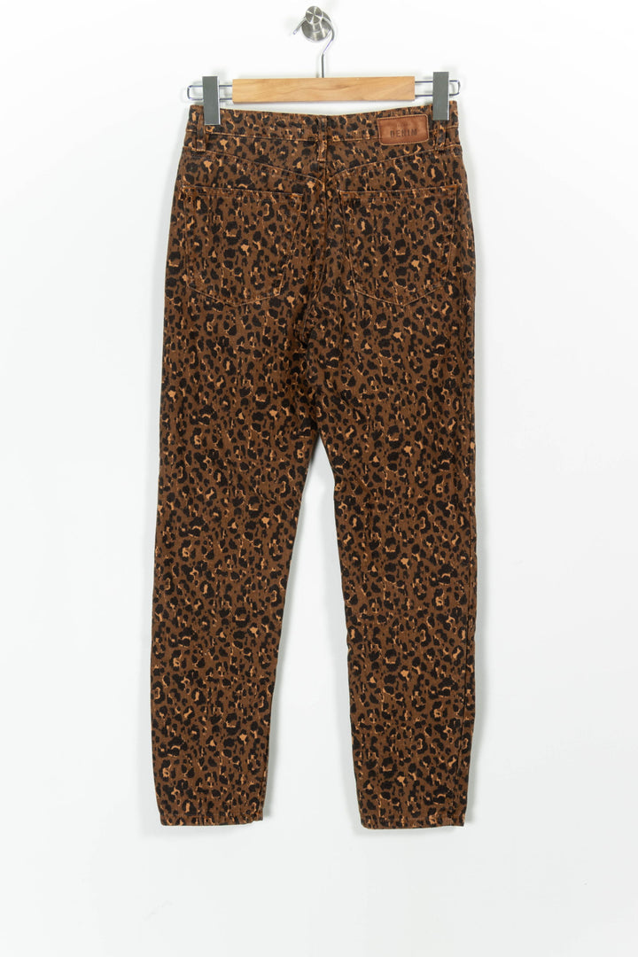 Jean Léopard Marron et Noir - Taille S/36 de la marque Sézane | PARAD97725 - Vendu par Paradigme - Image 4
