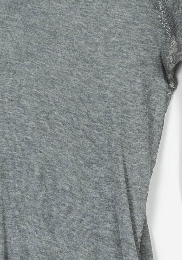 T-shirt Manches Longues Gris - Taille S/36 de la marque Zadig&Voltaire | PARAD97727 - Vendu par Paradigme - Image 3