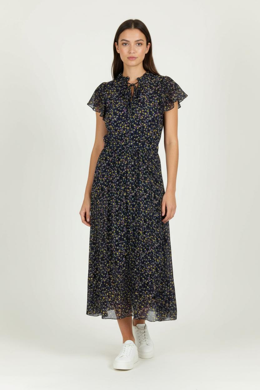 Robe Longue Bleue et Jaune - Taille XS/34 de la marque Zadig&Voltaire | PARAD97729 - Vendu par Paradigme - Image 1