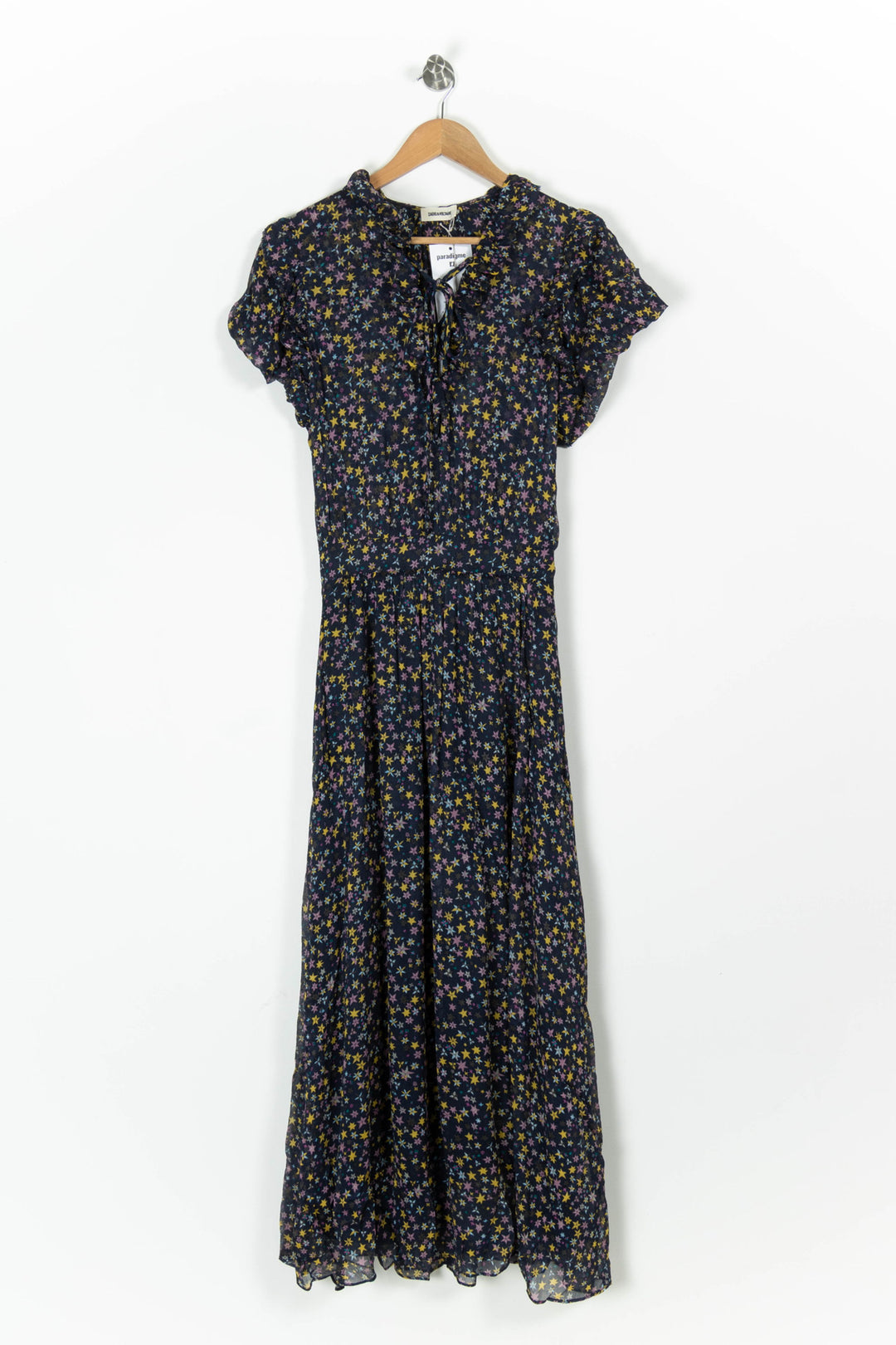 Robe Longue Bleue et Jaune - Taille XS/34 de la marque Zadig&Voltaire | PARAD97729 - Vendu par Paradigme - Image 2