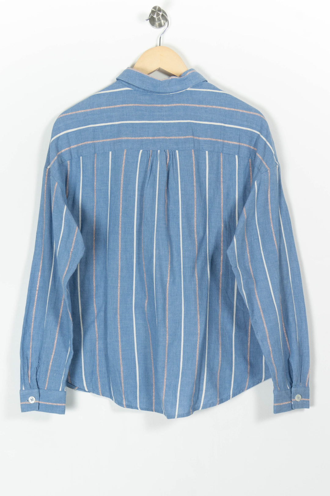 Chemise Bleu et Blanc - Taille L/40 de la marque Caroll | PARAD97737 - Vendu par Paradigme - Image 4