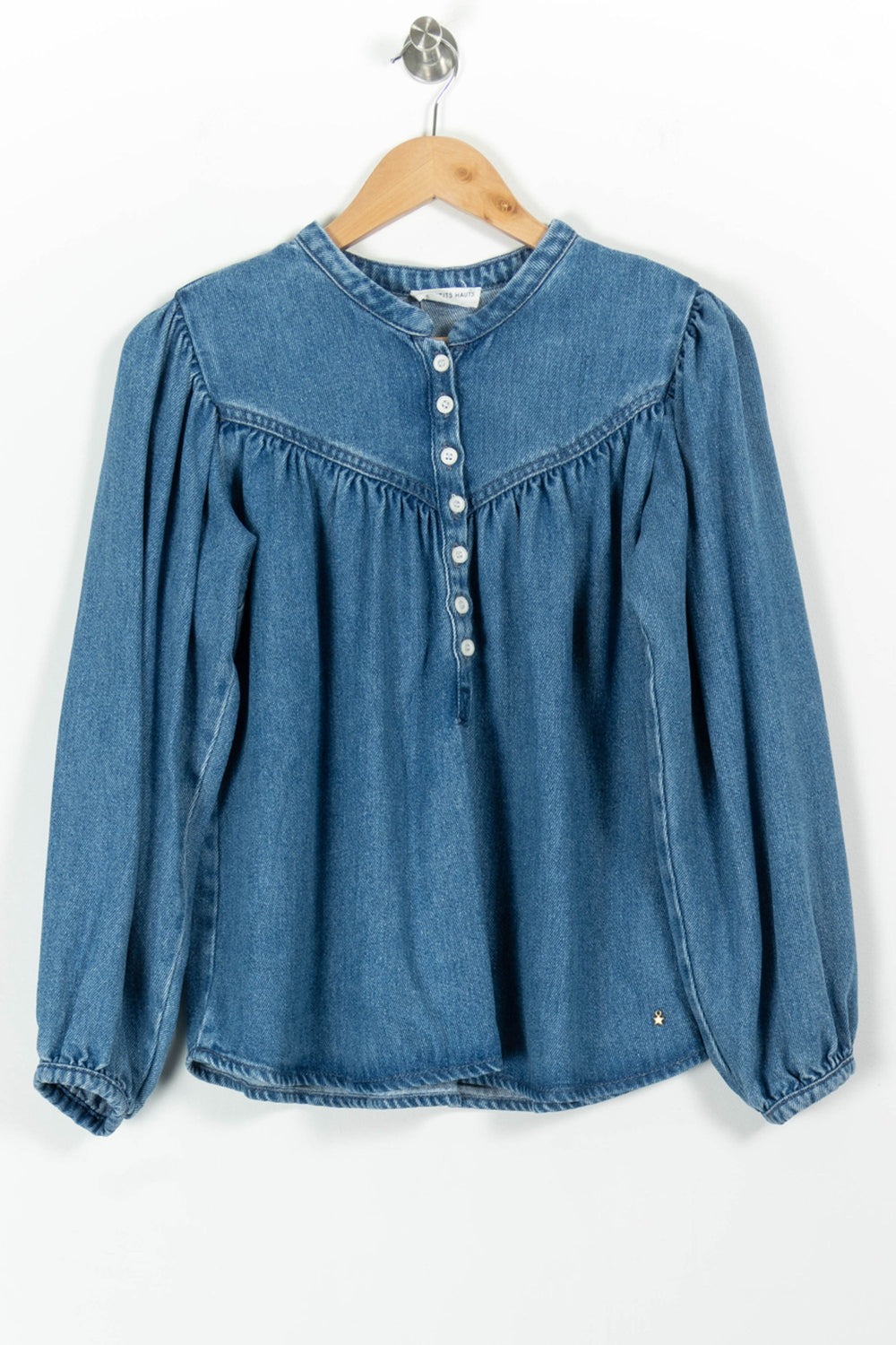 Blouse Bleue - Taille XS/34 de la marque Des petits hauts | PARAD97742 - Vendu par Paradigme - Image 2