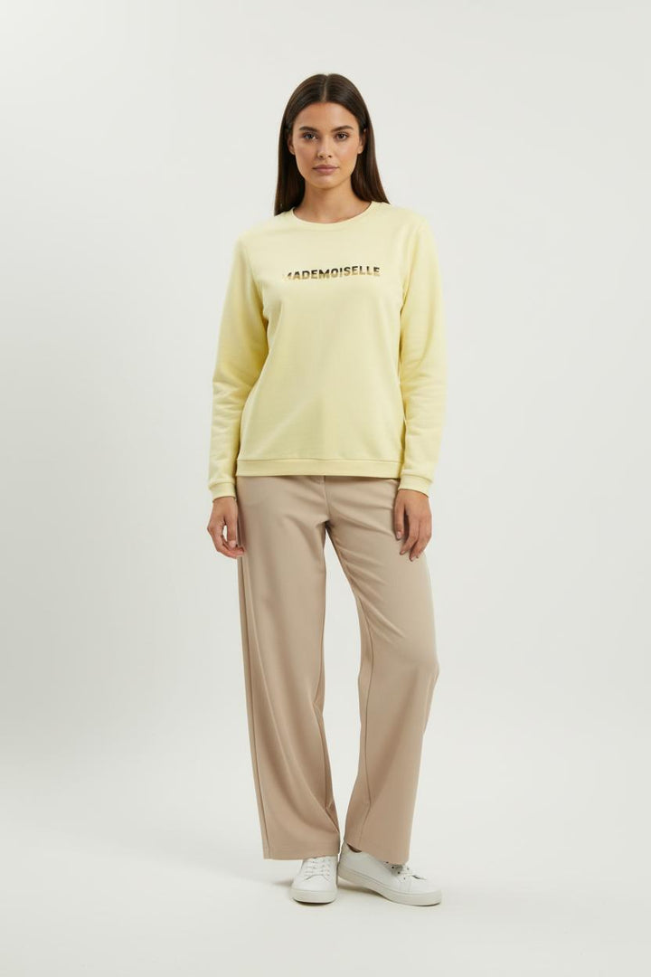 Sweatshirt Jaune - Taille XL/42 de la marque I.Code | PARAD97744 - Vendu par Paradigme - Image 1
