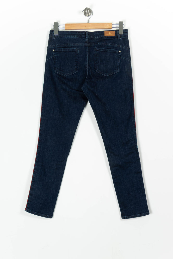 Jean Skinny Bleu et Rouge - Taille L/40 de la marque IKKS | PARAD97745 - Vendu par Paradigme - Image 4