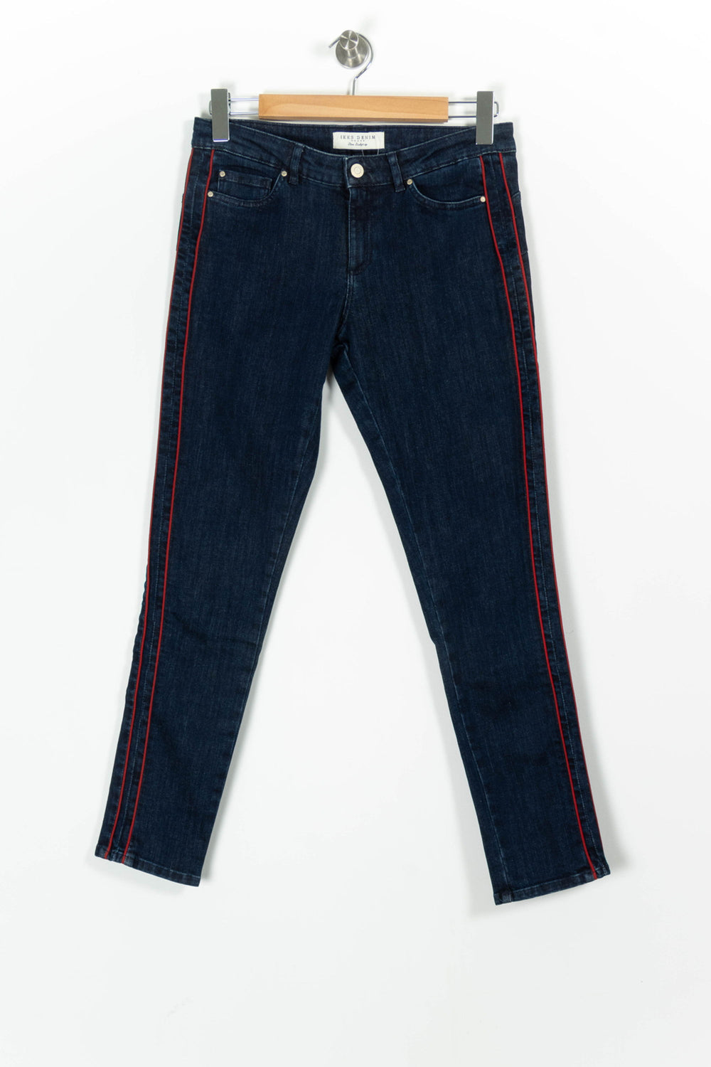 Jean Skinny Bleu et Rouge - Taille L/40 de la marque IKKS | PARAD97745 - Vendu par Paradigme - Image 2