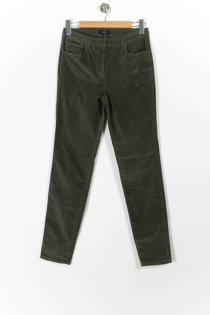 Pantalon Vert - Taille L/40 de la marque Caroll | PARAD97747 - Vendu par Paradigme - Image 2