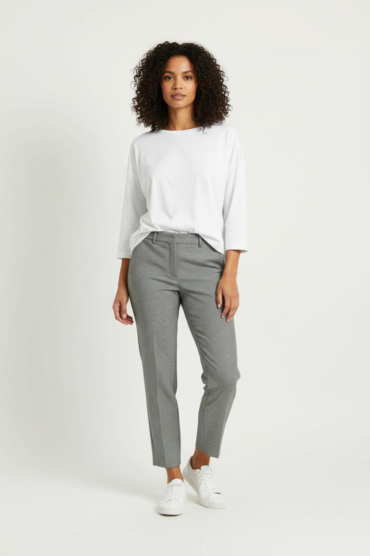 Pantalon Gris et Noir - Taille L/40 de la marque Caroll | PARAD97750 - Vendu par Paradigme - Image 1