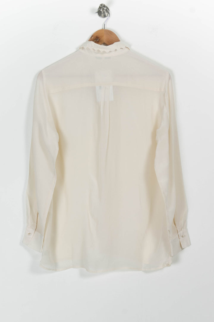 Chemise Beige - Taille M/38 de la marque Gerard Darel | PARAD97753 - Vendu par Paradigme - Image 4