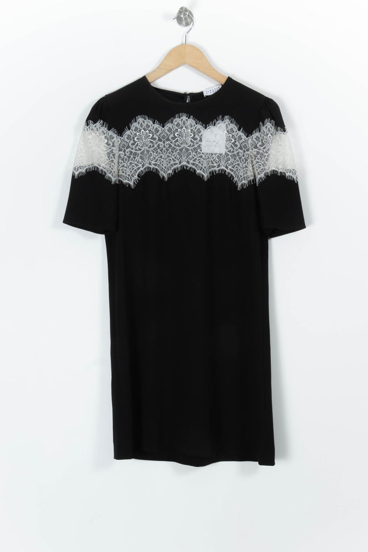 Robe Courte Noire et Blanche - Taille M/38 de la marque Claudie Pierlot | PARAD97755 - Vendu par Paradigme - Image 2