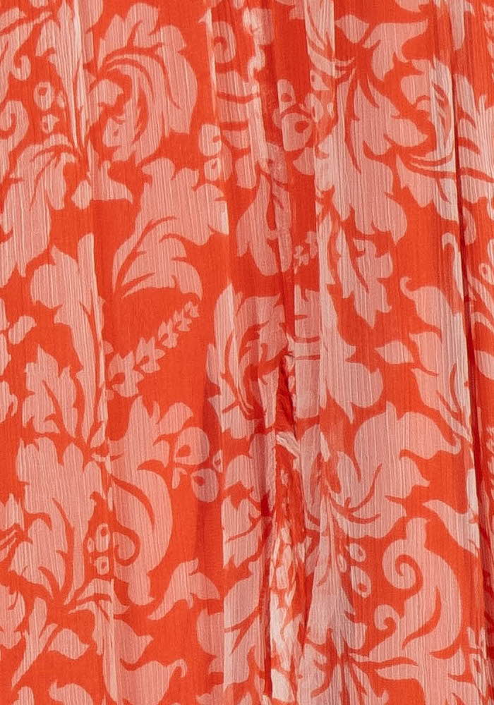 Jupe Longue Orange et Blanche - Taille M/38 de la marque Caroll | PARAD97756 - Vendu par Paradigme - Image 3