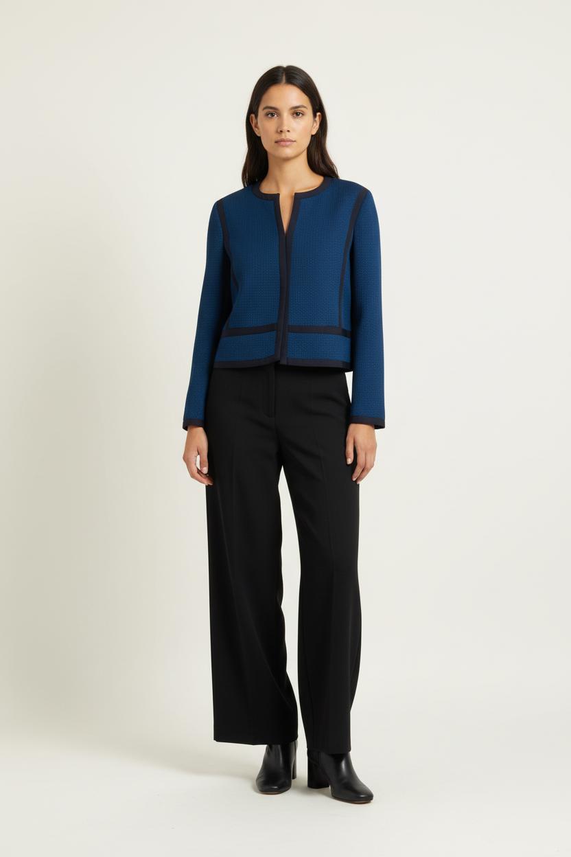 Veste Bleue et Noire - Taille S/36 de la marque Sandro | PARAD97761 - Vendu par Paradigme - Image 1