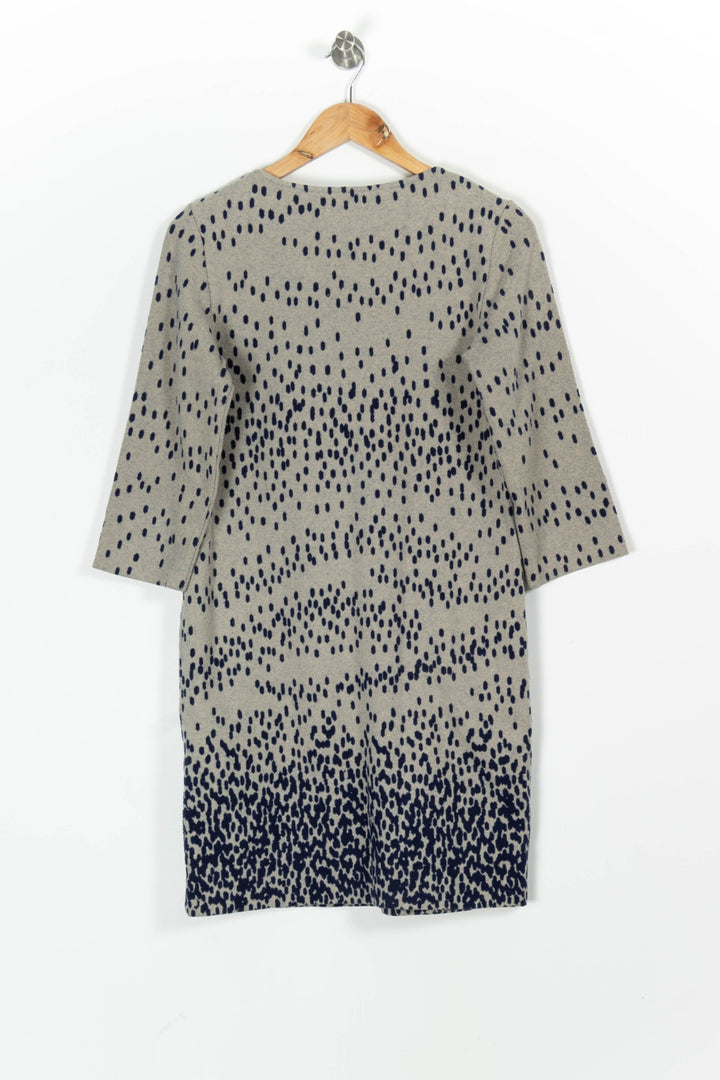 Robe Beige et Bleu - Taille M/38 de la marque La Fée Maraboutée | PARAD97763 - Vendu par Paradigme - Image 4