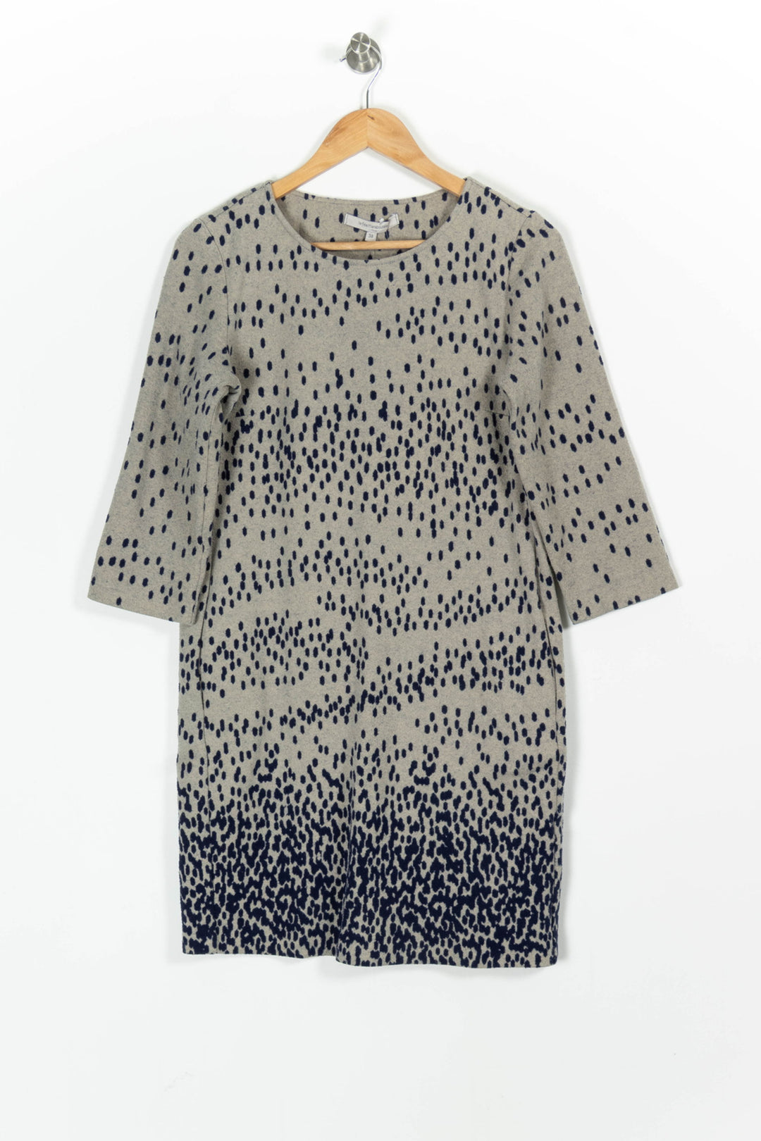 Robe Beige et Bleu - Taille M/38 de la marque La Fée Maraboutée | PARAD97763 - Vendu par Paradigme - Image 2