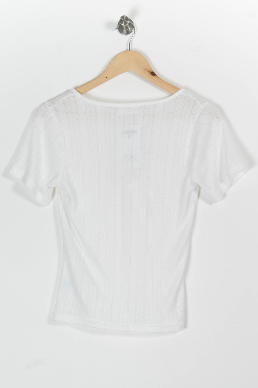 Tee-shirt Blanc - Taille S/36 de la marque Garance Paris | PARAD97765 - Vendu par Paradigme - Image 4