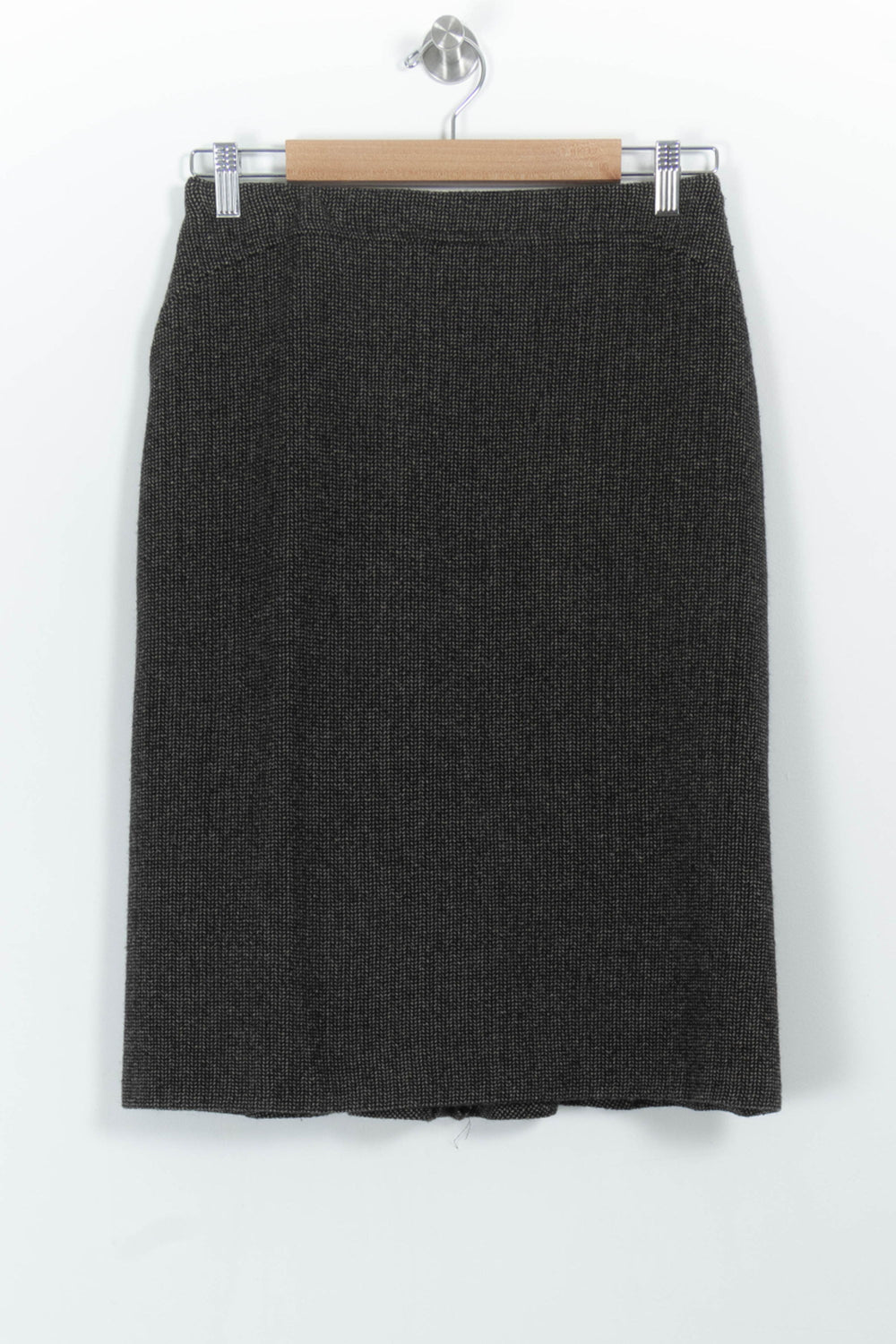 Jupe Droite Marron - Taille L/40 de la marque Max Mara | PARAD97767 - Vendu par Paradigme - Image 2