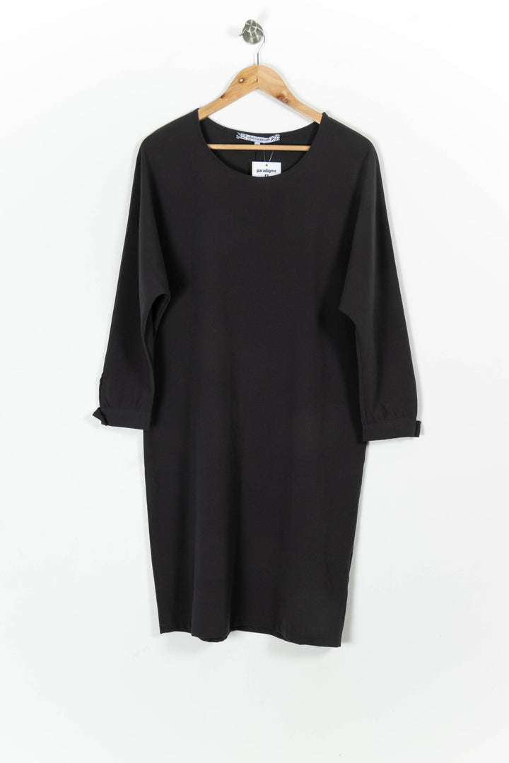 Robe Droite Grise - Taille M/38 de la marque La Fée Maraboutée | PARAD97769 - Vendu par Paradigme - Image 2