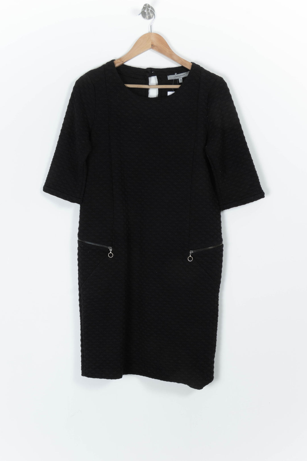 Robe Noire - Taille M/38 de la marque La Fée Maraboutée | PARAD97770 - Vendu par Paradigme - Image 2