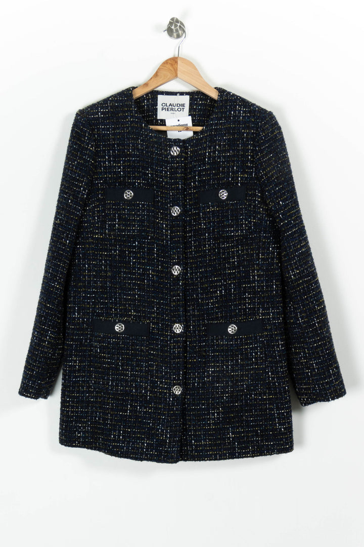Veste Bleue - Taille M/38 de la marque Claudie Pierlot | PARAD97771 - Vendu par Paradigme - Image 2