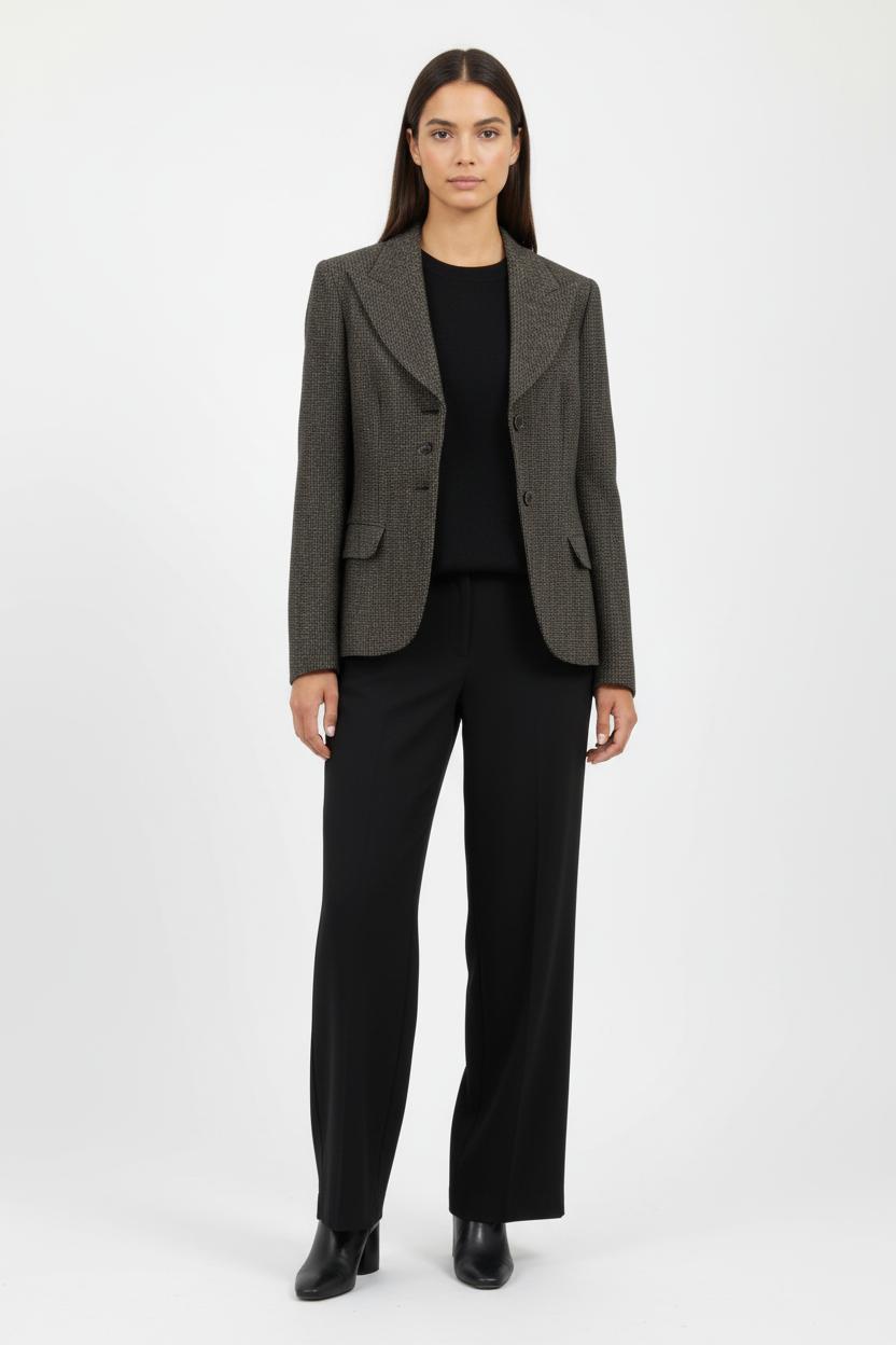 Blazer Marron - Taille L/40 de la marque Max Mara | PARAD97774 - Vendu par Paradigme - Image 1