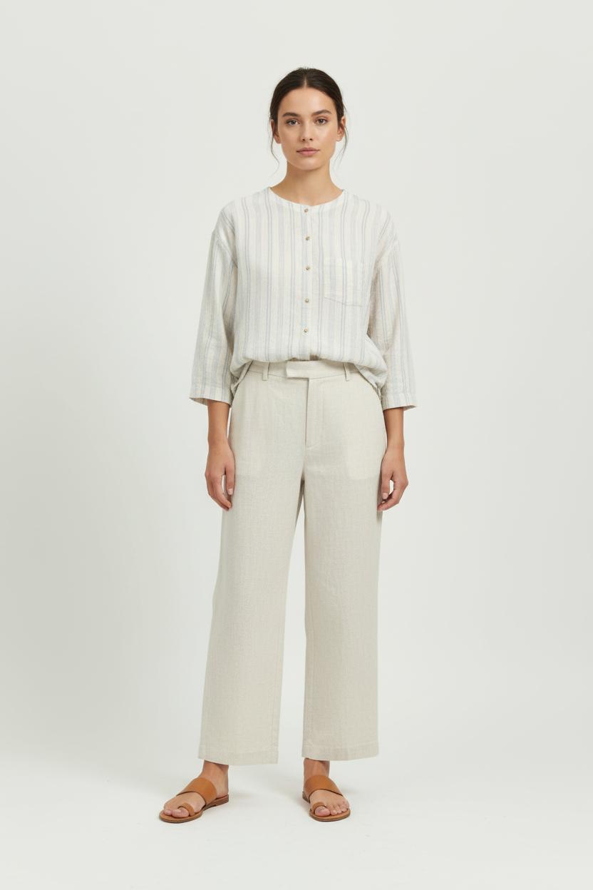 Blouse Blanche et Bleue - Taille S/36 de la marque Pablo | PARAD97775 - Vendu par Paradigme - Image 1