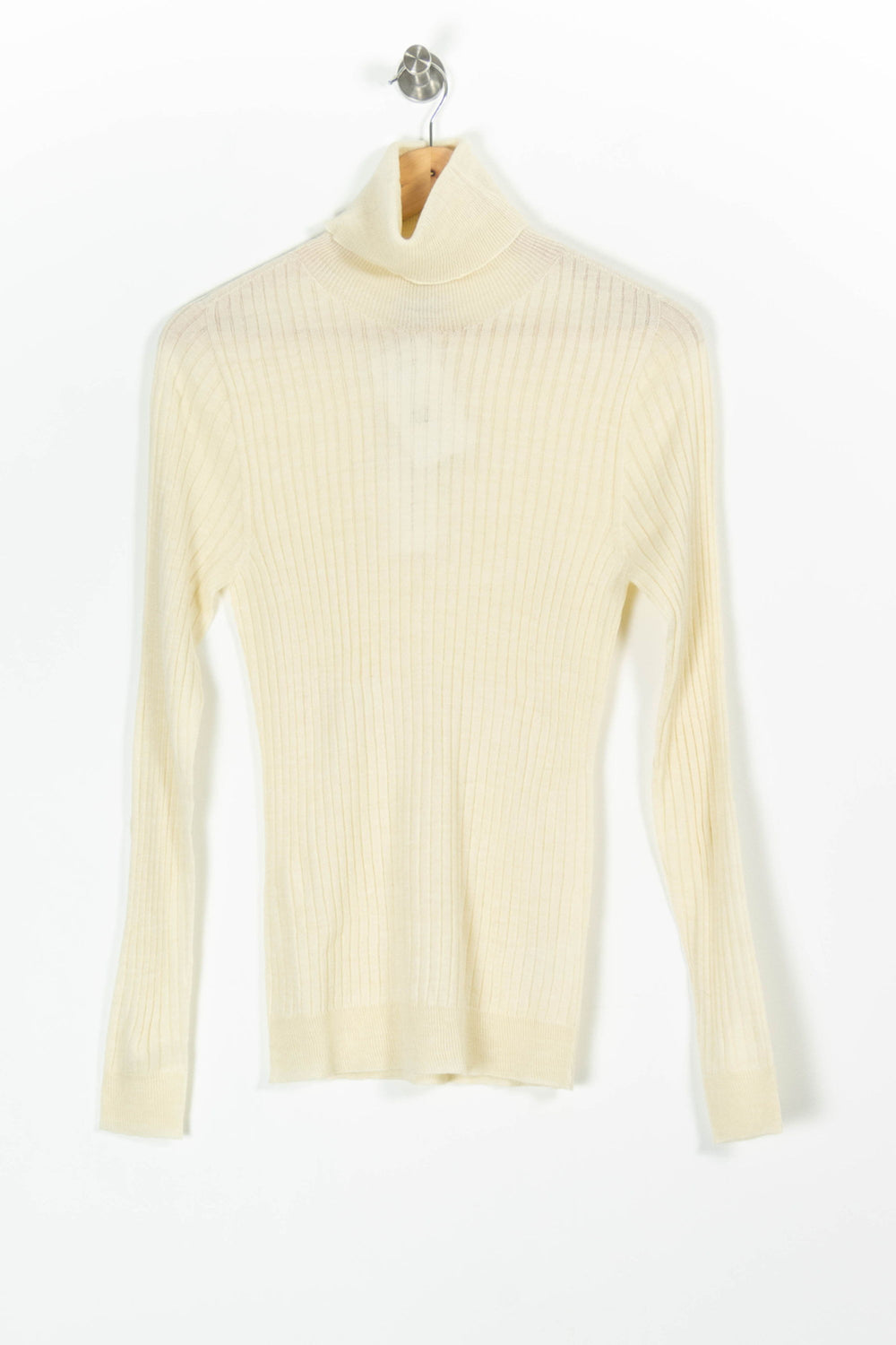 Pull Col Roulé Beige - Taille M/38 de la marque La Française | PARAD97789 - Vendu par Paradigme - Image 2