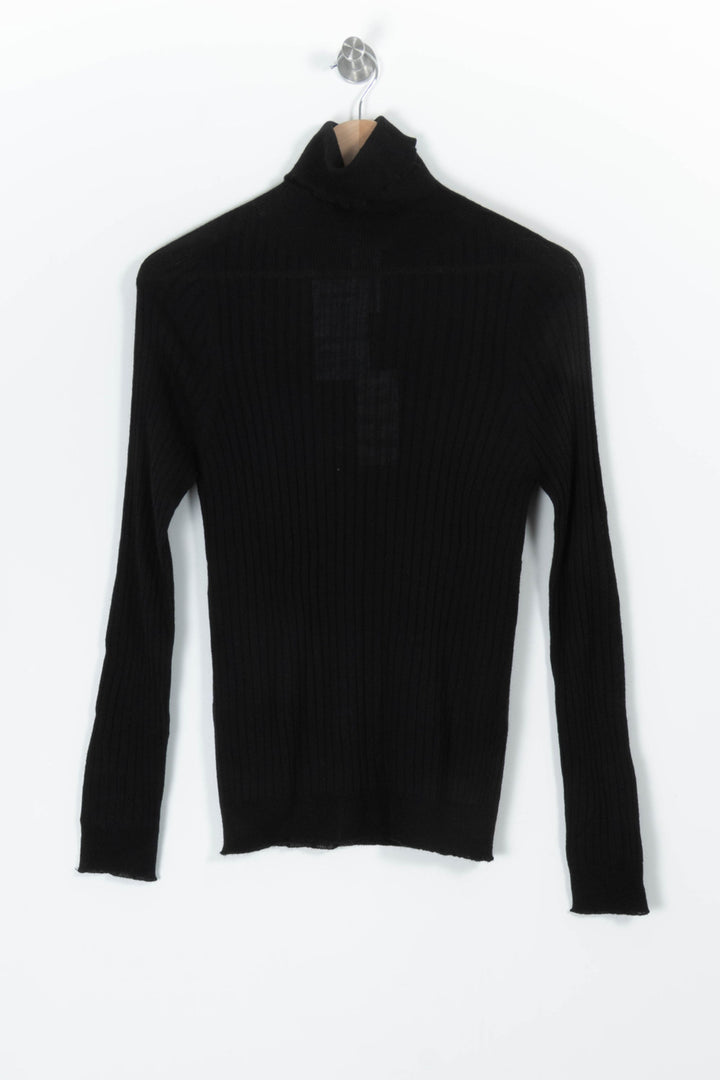 Pull Col Roulé Noir - Taille M/38 de la marque La Française | PARAD97790 - Vendu par Paradigme - Image 2