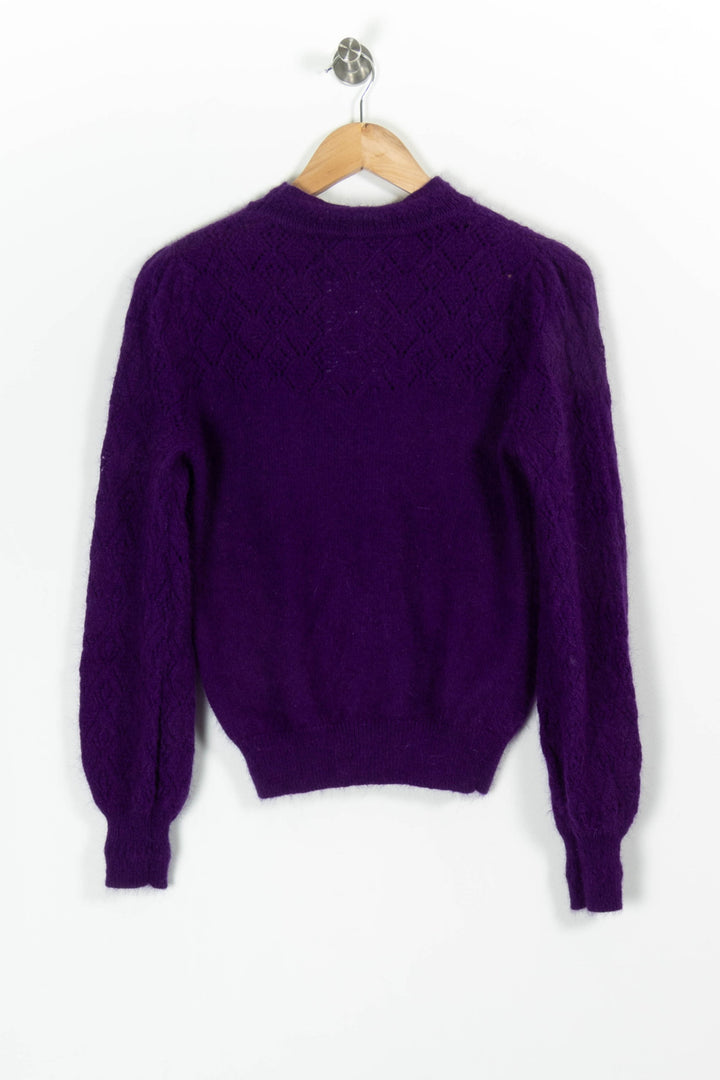 Pull Violet - Taille XS/34 de la marque Petite Mendigote | PARAD97791 - Vendu par Paradigme - Image 4