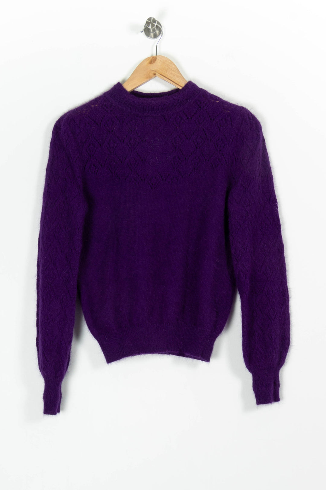 Pull Violet - Taille XS/34 de la marque Petite Mendigote | PARAD97791 - Vendu par Paradigme - Image 2