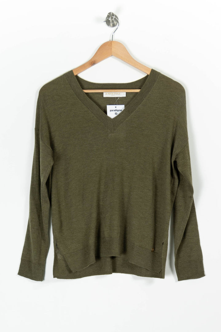 Pull Vert - Taille S/36 de la marque La Petite Etoile | PARAD97793 - Vendu par Paradigme - Image 2