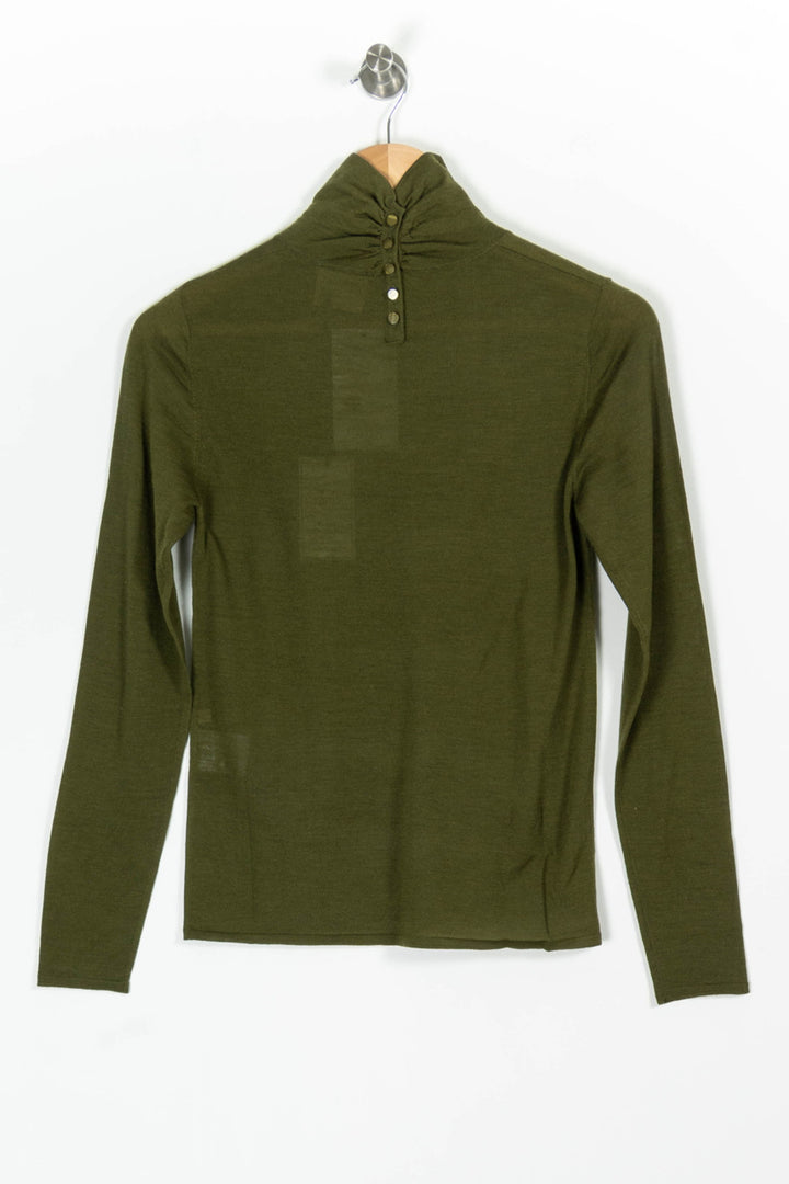 Pull Col Roulé Vert - Taille M/38 de la marque Petite Mendigote | PARAD97794 - Vendu par Paradigme - Image 4