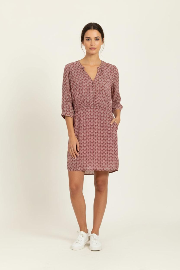 Robe Courte Rouge et Blanche - Taille S/36 de la marque Diega | PARAD97795 - Vendu par Paradigme - Image 1