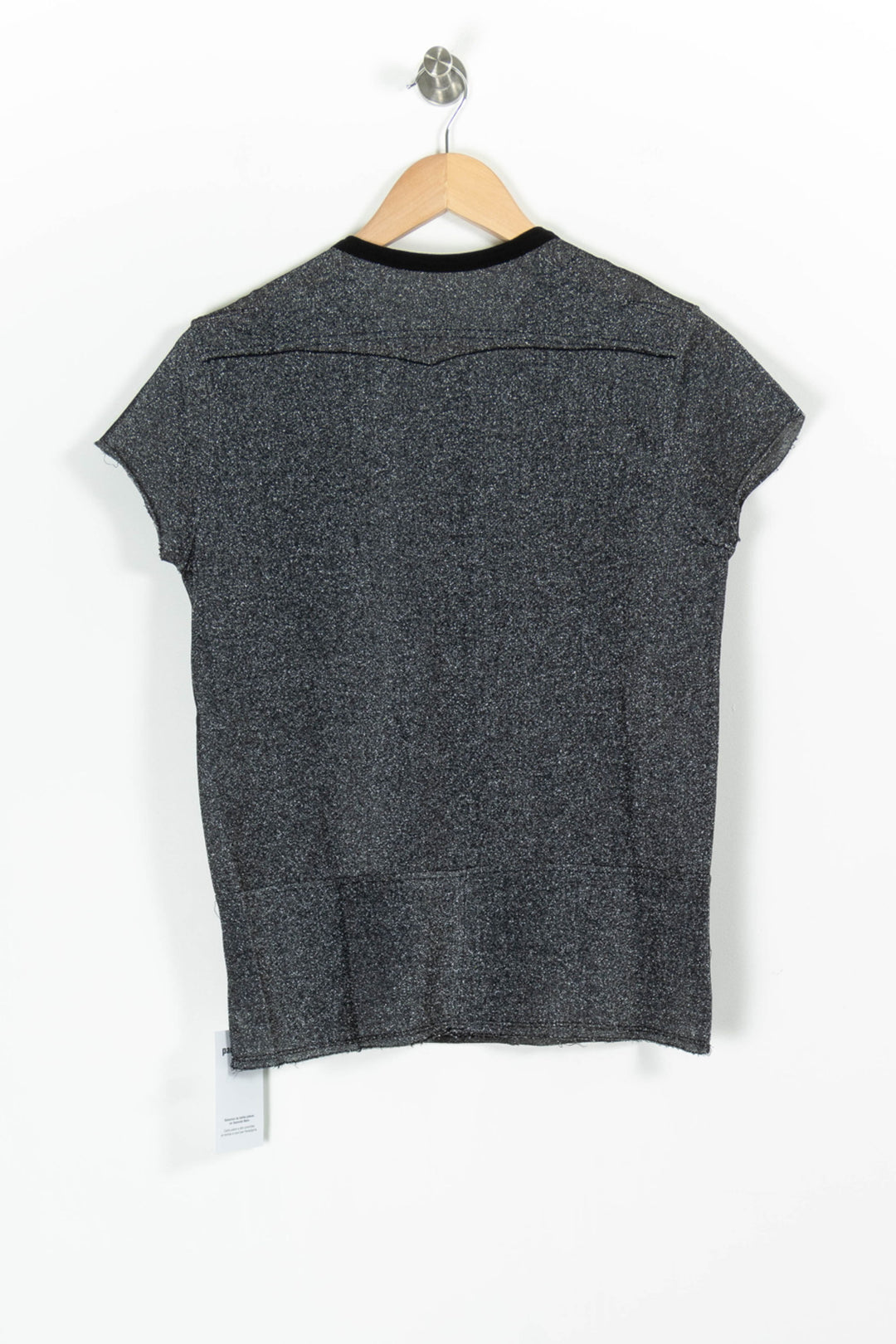 T-shirt Noir et Gris - Taille S/36 de la marque Zadig&Voltaire | PARAD97799 - Vendu par Paradigme - Image 4
