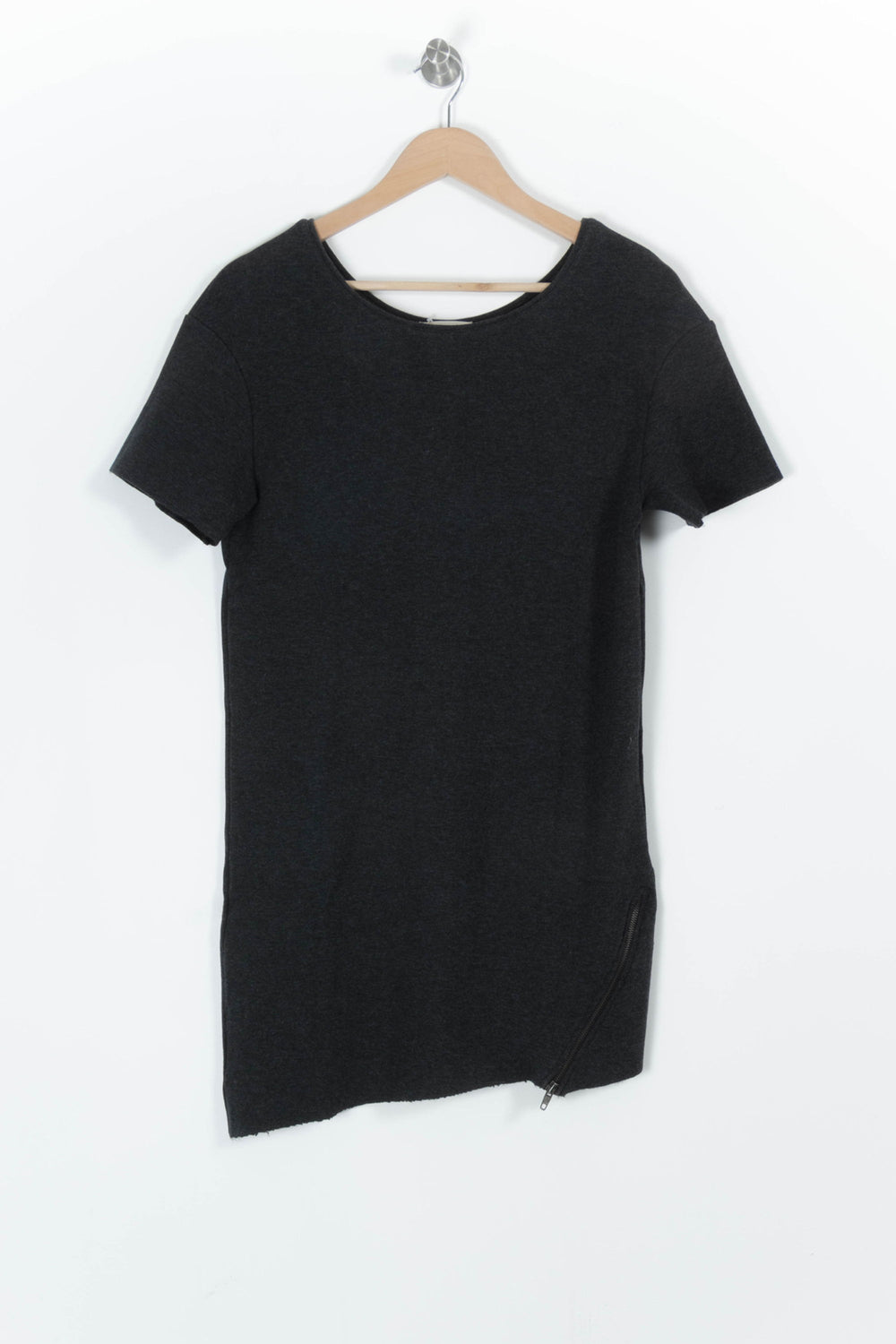 Robe T-shirt Grise - Taille S/36 de la marque American Vintage | PARAD97800 - Vendu par Paradigme - Image 2