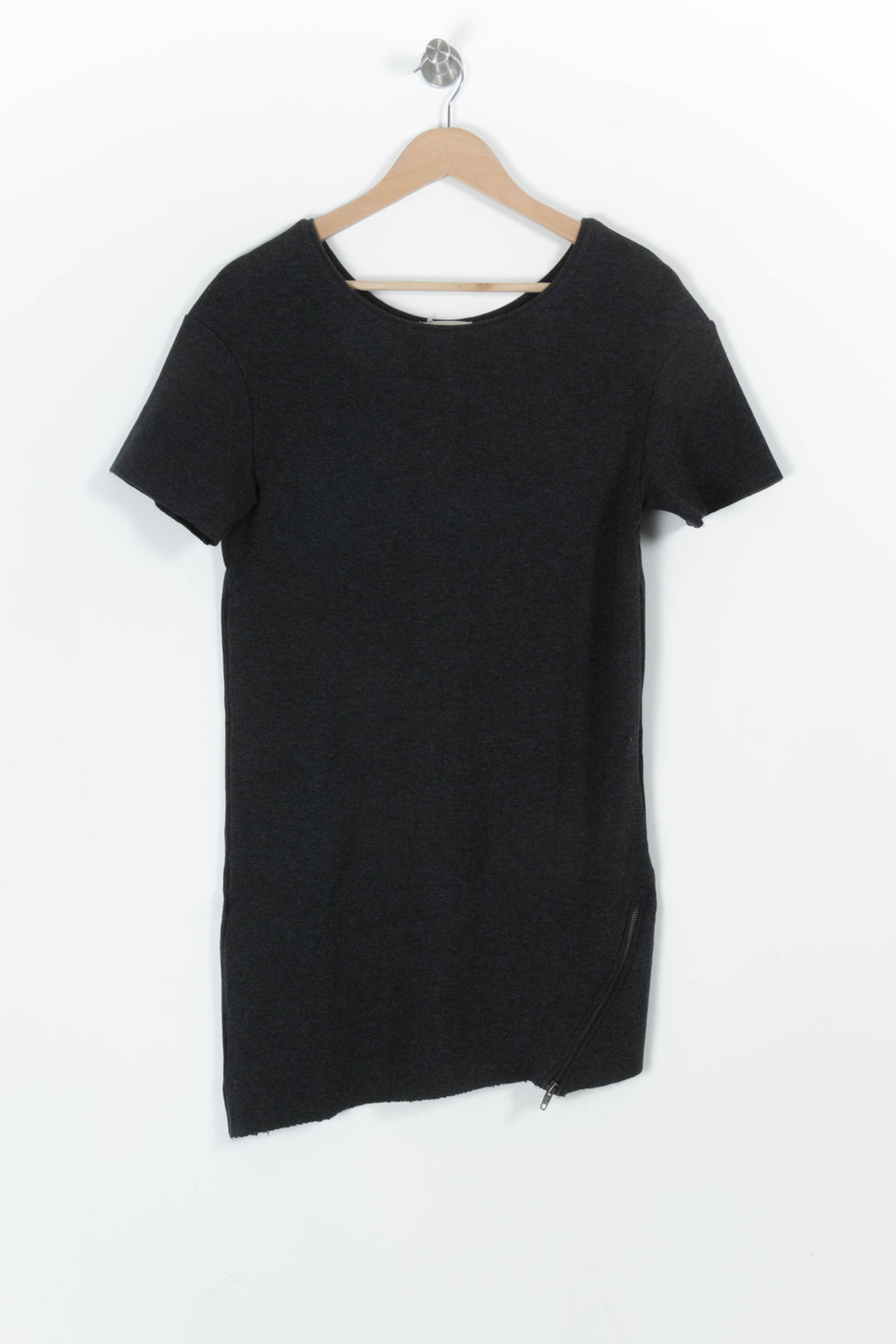 Robe T-shirt Grise - Taille S/36 de la marque American Vintage | PARAD97800 - Vendu par Paradigme - Image 2
