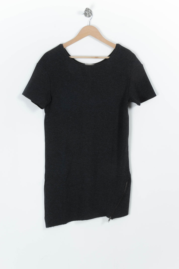 Robe T-shirt Grise - Taille S/36 de la marque American Vintage | PARAD97800 - Vendu par Paradigme - Image 2