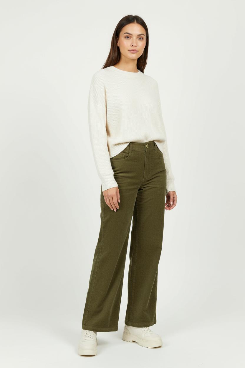 Pantalon Large Vert - Taille XS/34 de la marque Petite Mendigote | PARAD97807 - Vendu par Paradigme - Image 1