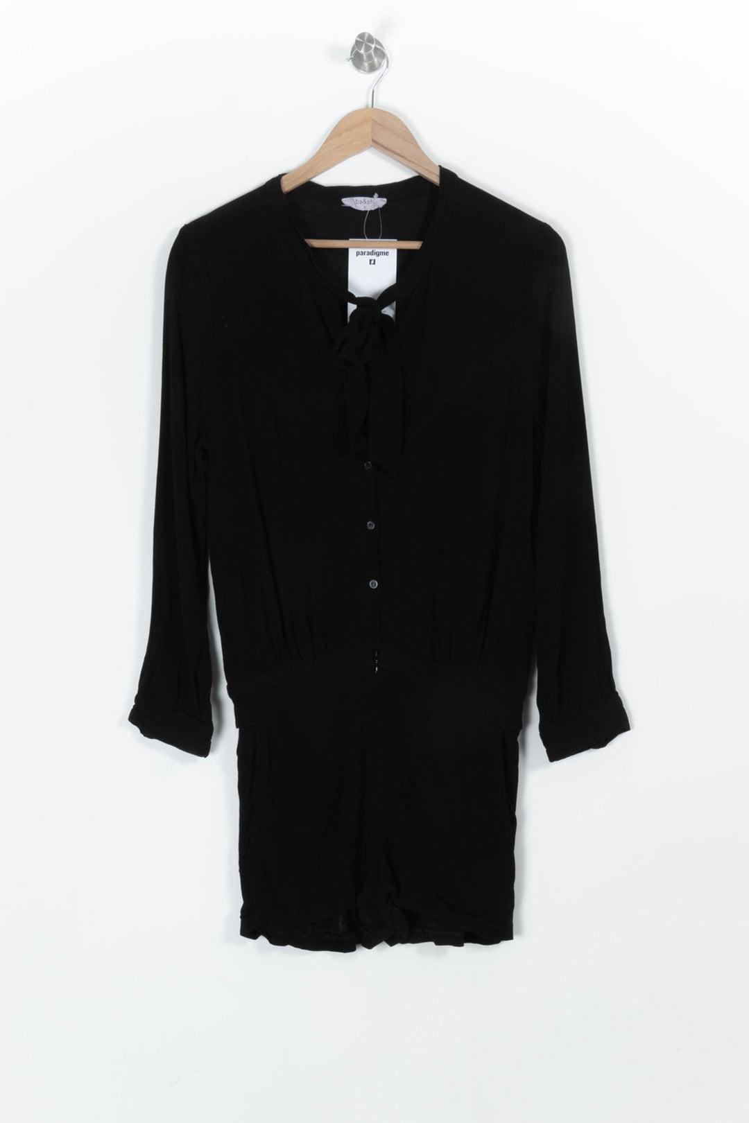 Combishort Noir - Taille S/36 de la marque ba&sh | PARAD97809 - Vendu par Paradigme - Image 2