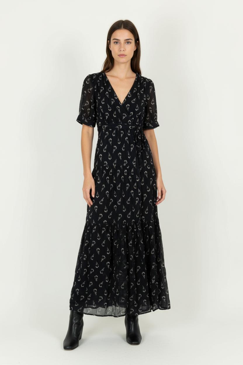 Robe Longue Bleue - Taille XS/34 de la marque ba&sh | PARAD97811 - Vendu par Paradigme - Image 1