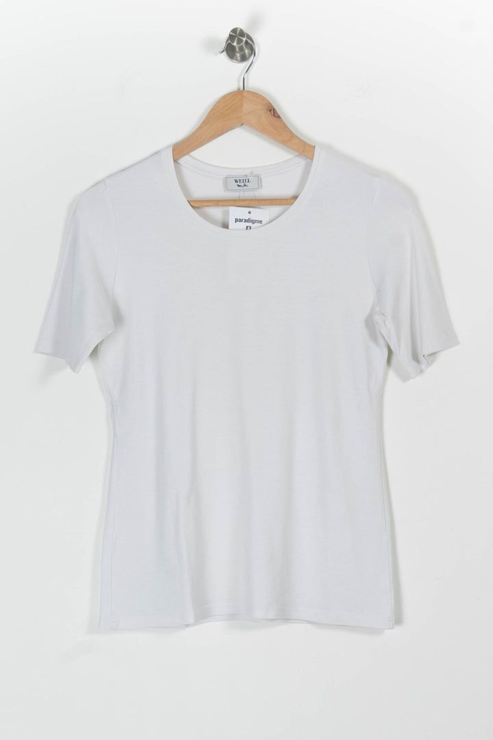 T-shirt Blanc - Taille L/40 de la marque Weill | PARAD97812 - Vendu par Paradigme - Image 2