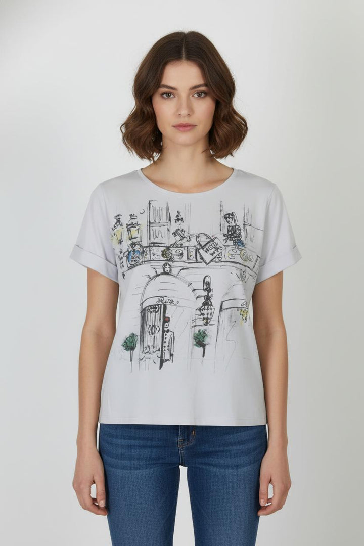T-shirt Blanc - Taille M/38 de la marque Weill | PARAD97813 - Vendu par Paradigme - Image 1