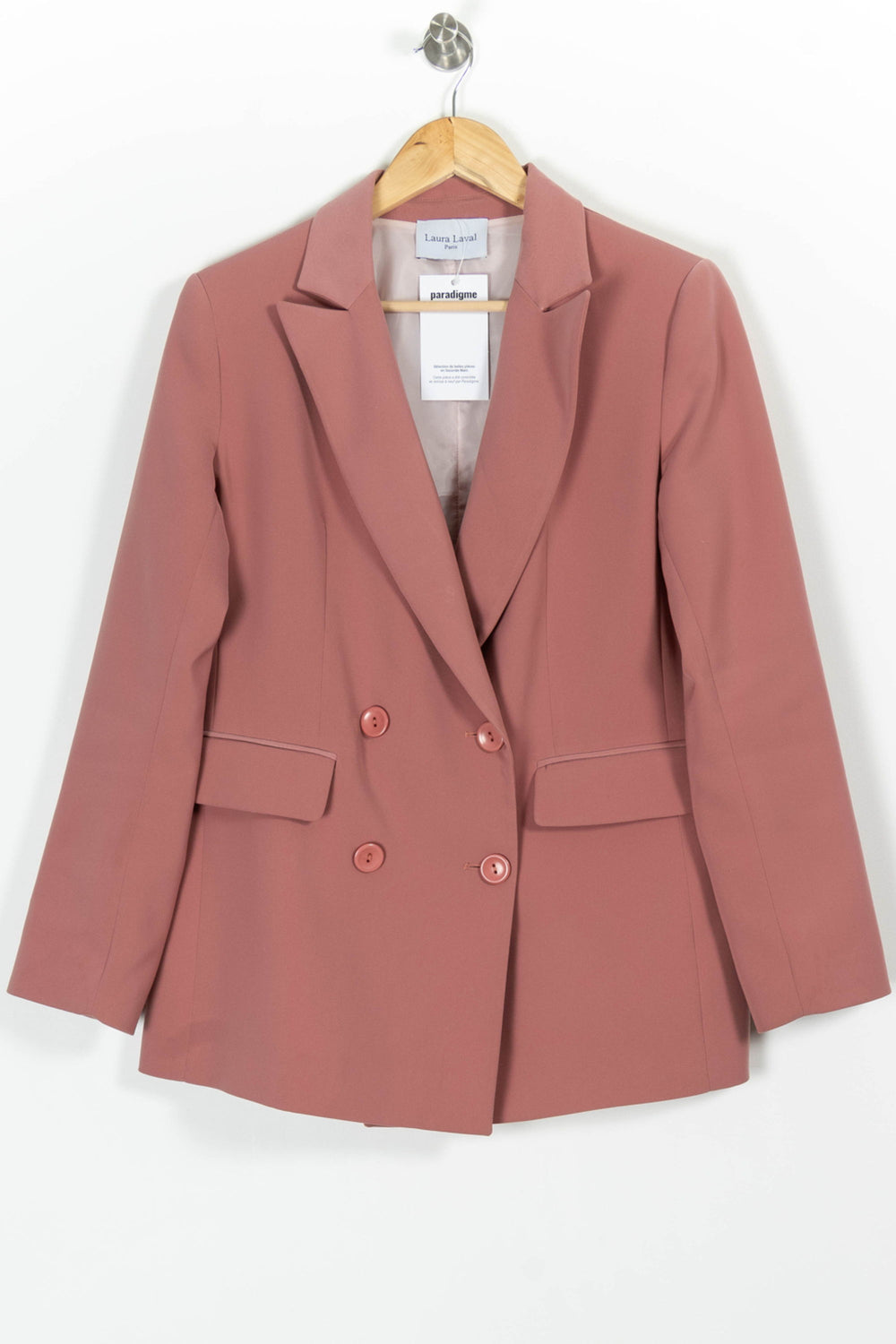 Blazer Rose - Taille M/38 de la marque Laura Laval | PARAD97814 - Vendu par Paradigme - Image 2