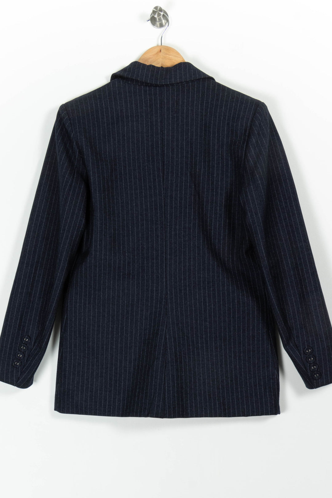 Blazer Bleu à Rayures - Taille S/36 de la marque Laura Laval | PARAD97815 - Vendu par Paradigme - Image 4