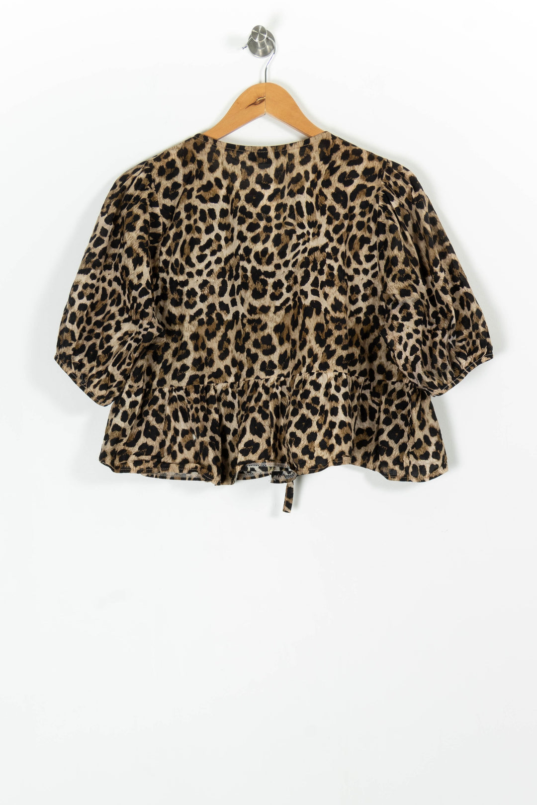 Blouse Léopard Beige et Noir - Taille S/36 de la marque Laura Laval | PARAD97820 - Vendu par Paradigme - Image 4