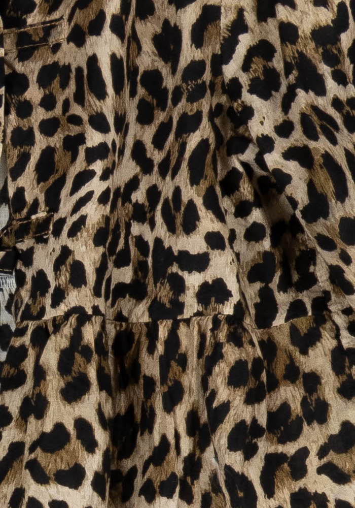 Blouse Léopard Beige et Noir - Taille S/36 de la marque Laura Laval | PARAD97820 - Vendu par Paradigme - Image 3