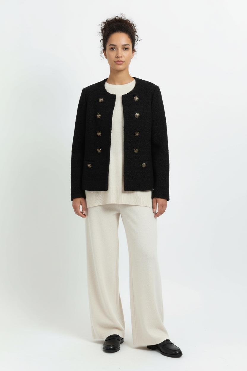 Veste Droite Noire - Taille M/38 de la marque Weill | PARAD97821 - Vendu par Paradigme - Image 1